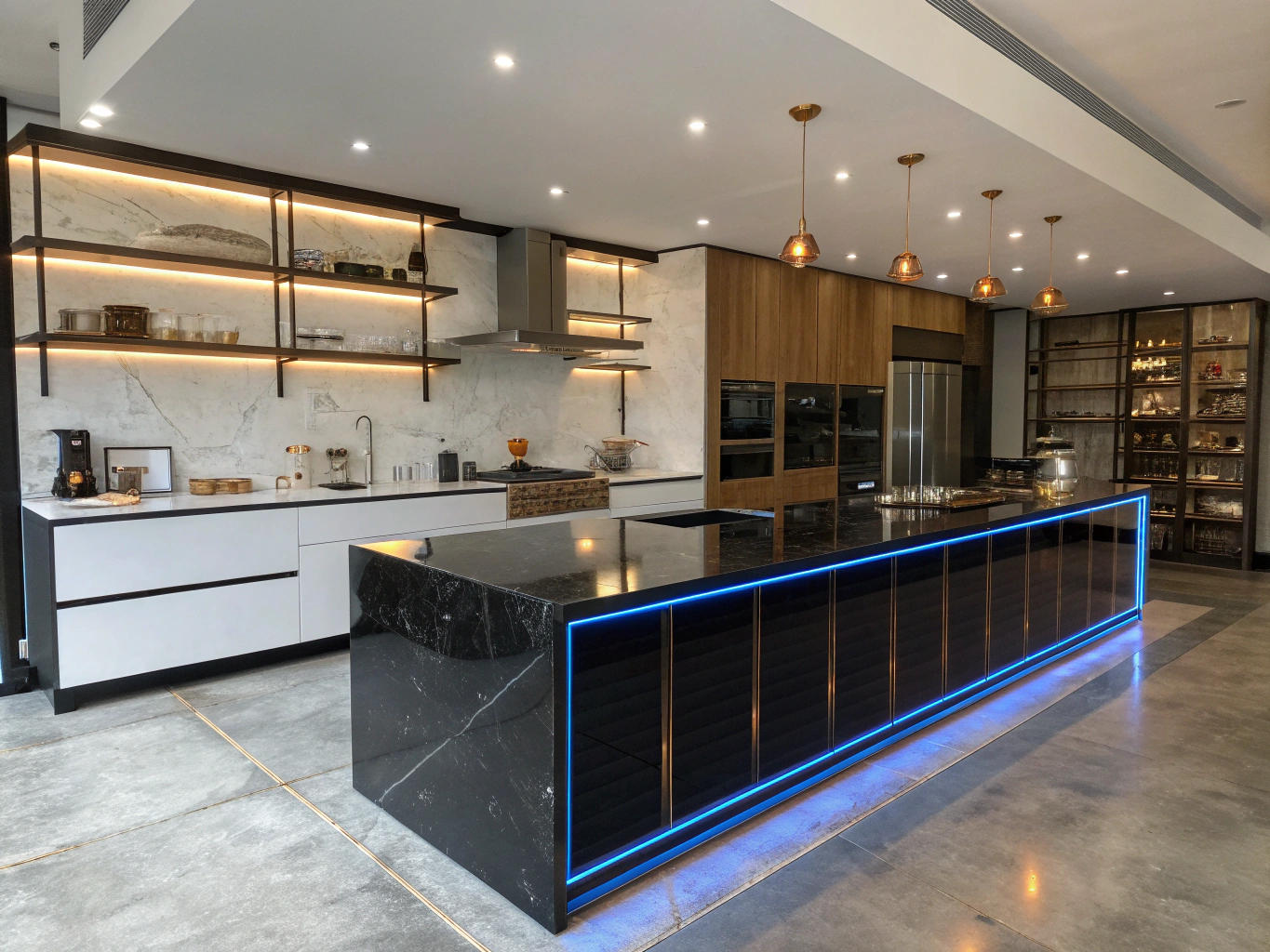 Example design concept illustration, kitchen remodel, Roswell, GA